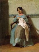 Portrait of Leonie Bouguereau William-Adolphe Bouguereau